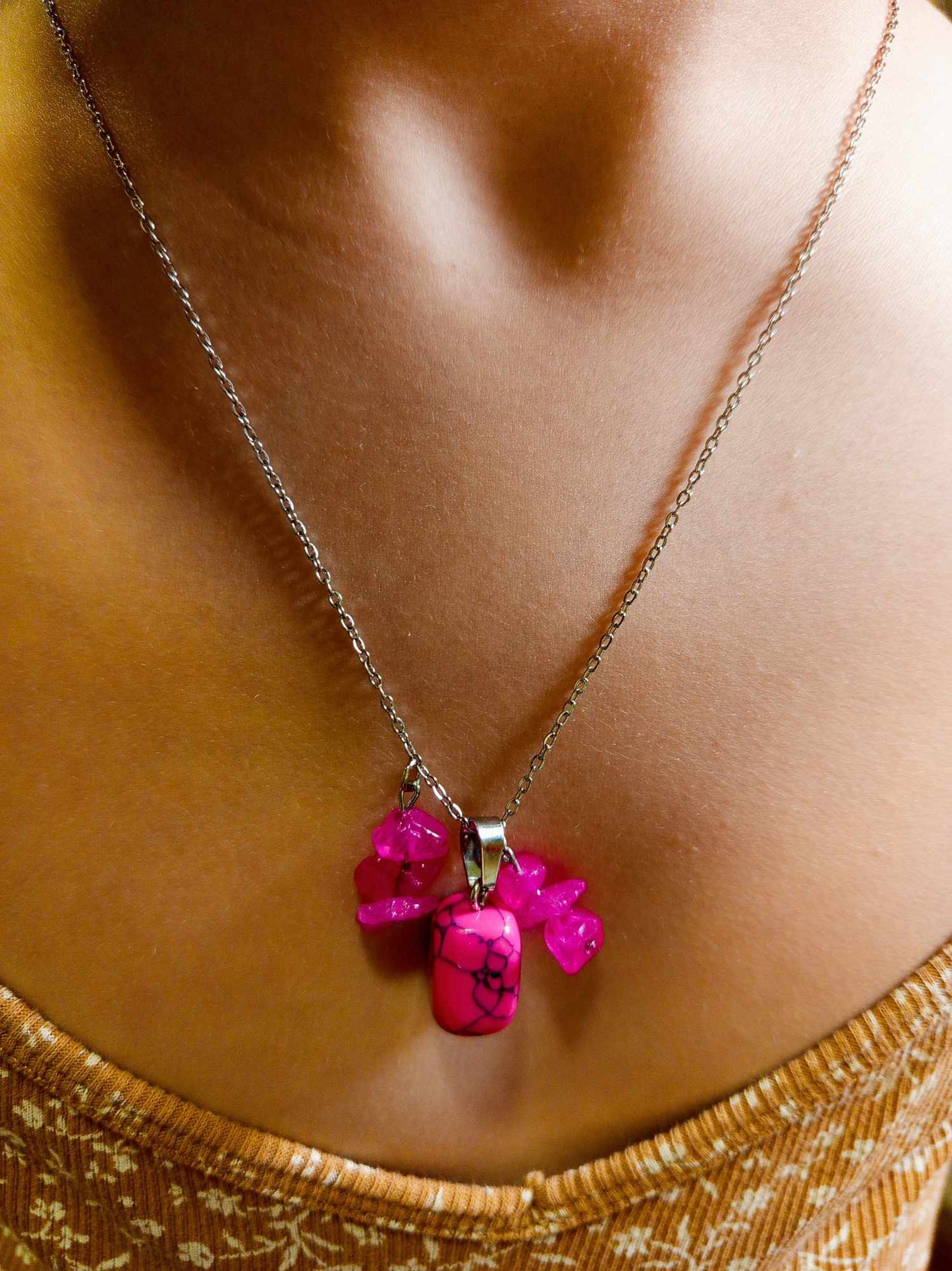 Pendant Crystal Stone Necklace