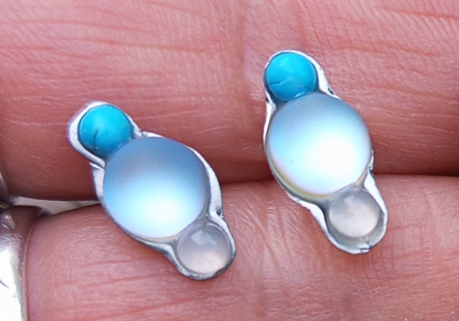 Ocean Bubble Studs