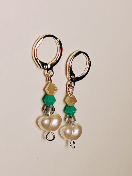 Sweetheart Sparkle Hoops