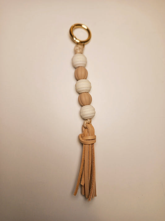 Earthy Beads Keychain
