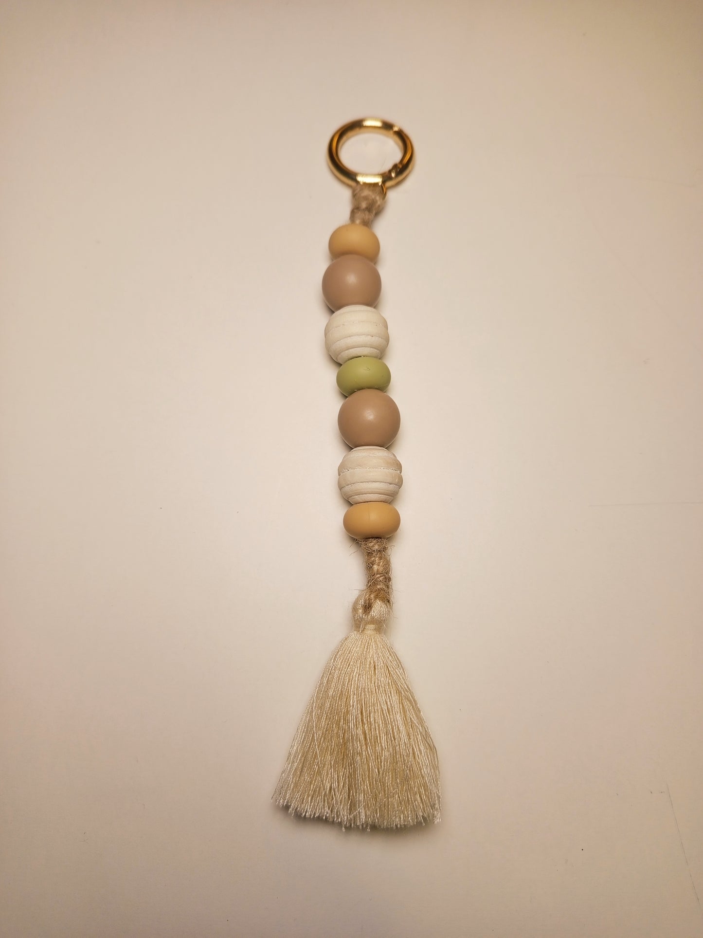 Earthy Beads Keychain