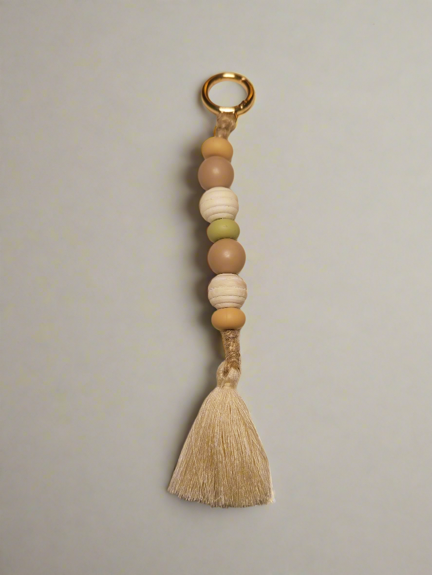 Earthy Beads Keychain