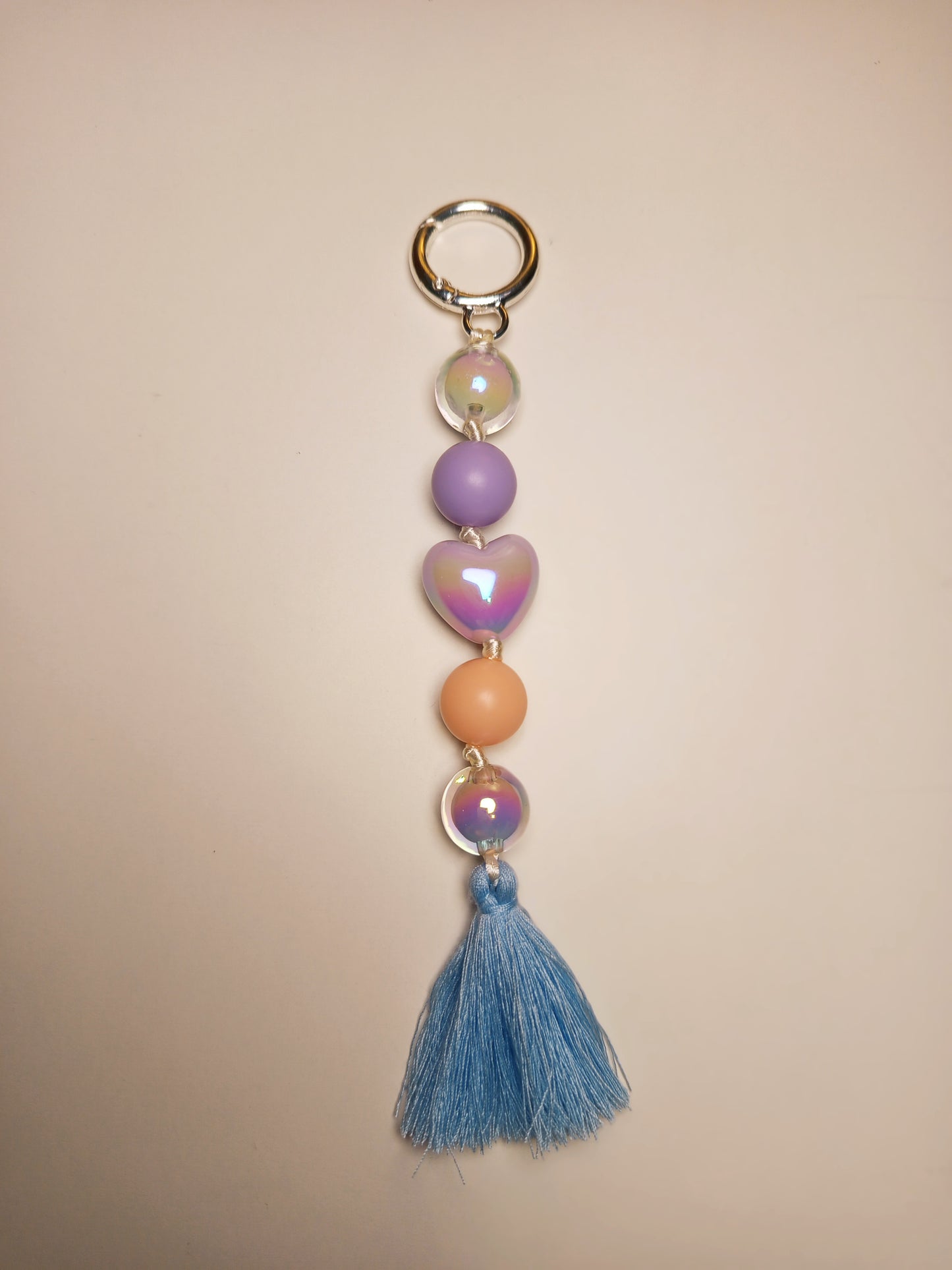 Pastel Rainbow Keychain, Sunny Love Keychain