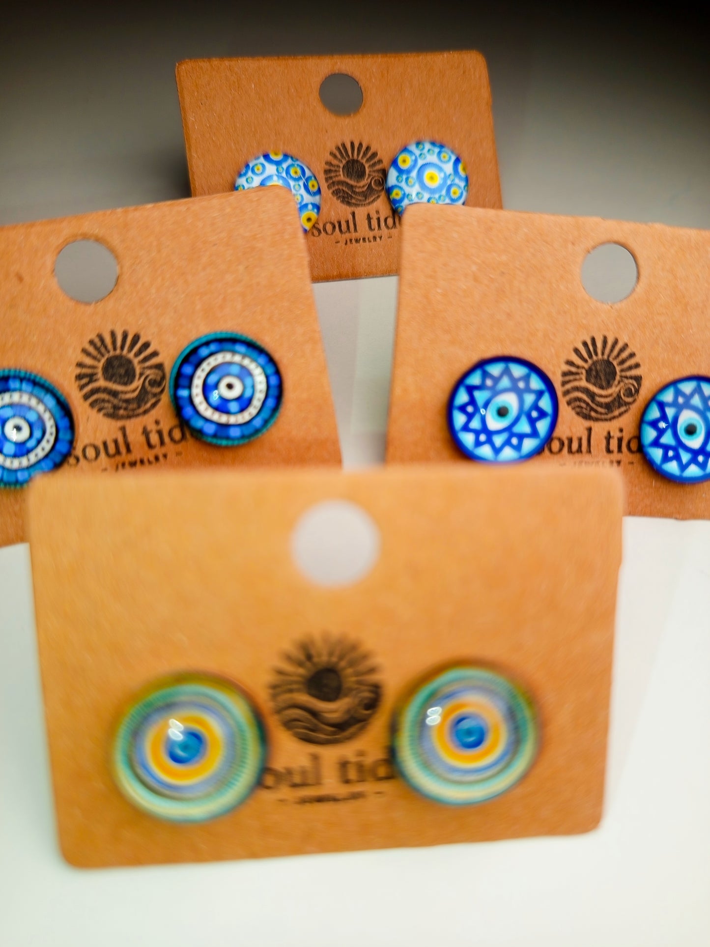Hamsa Waves Earrings