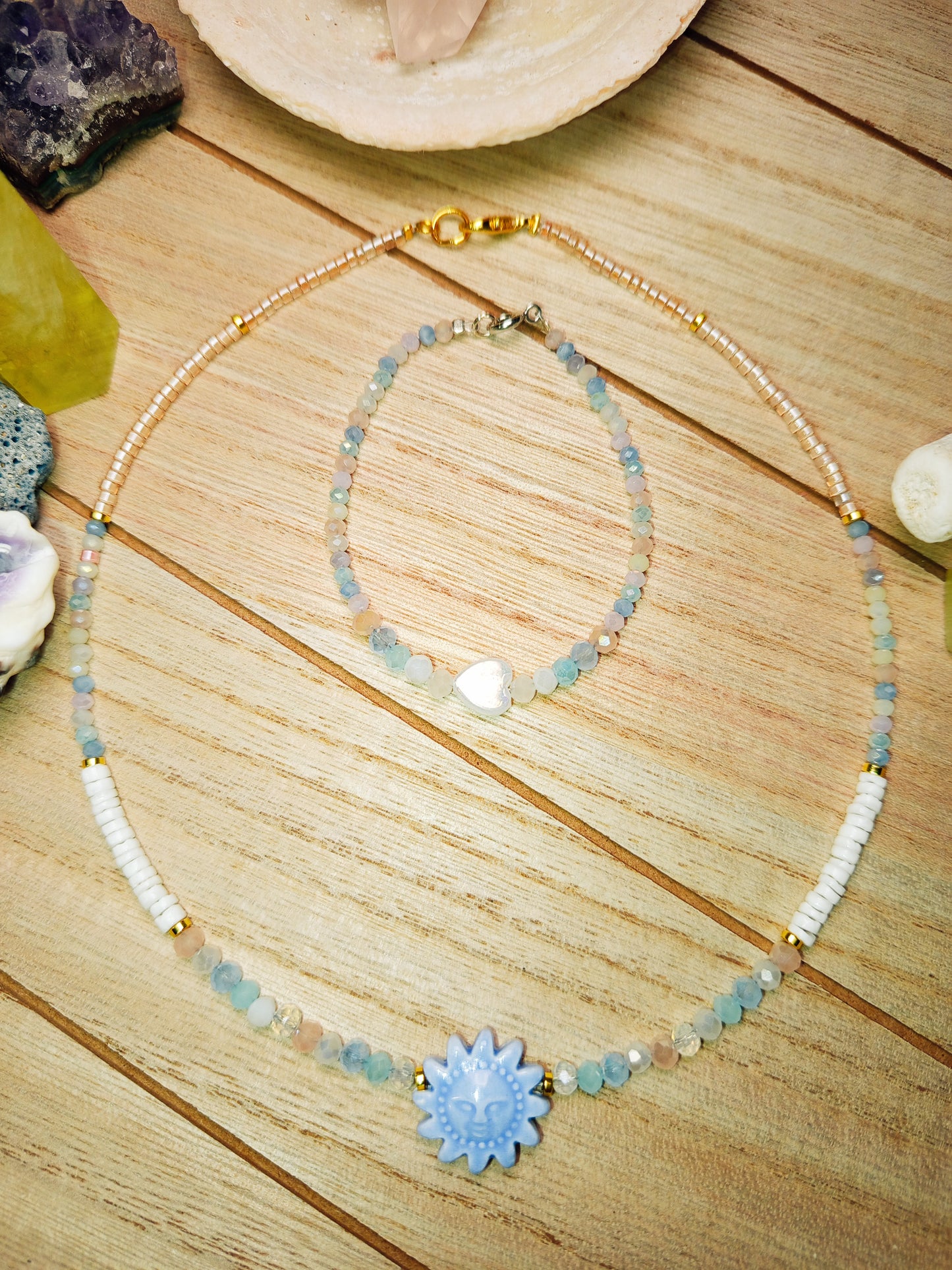 Pastel Heart Glow Bracelet