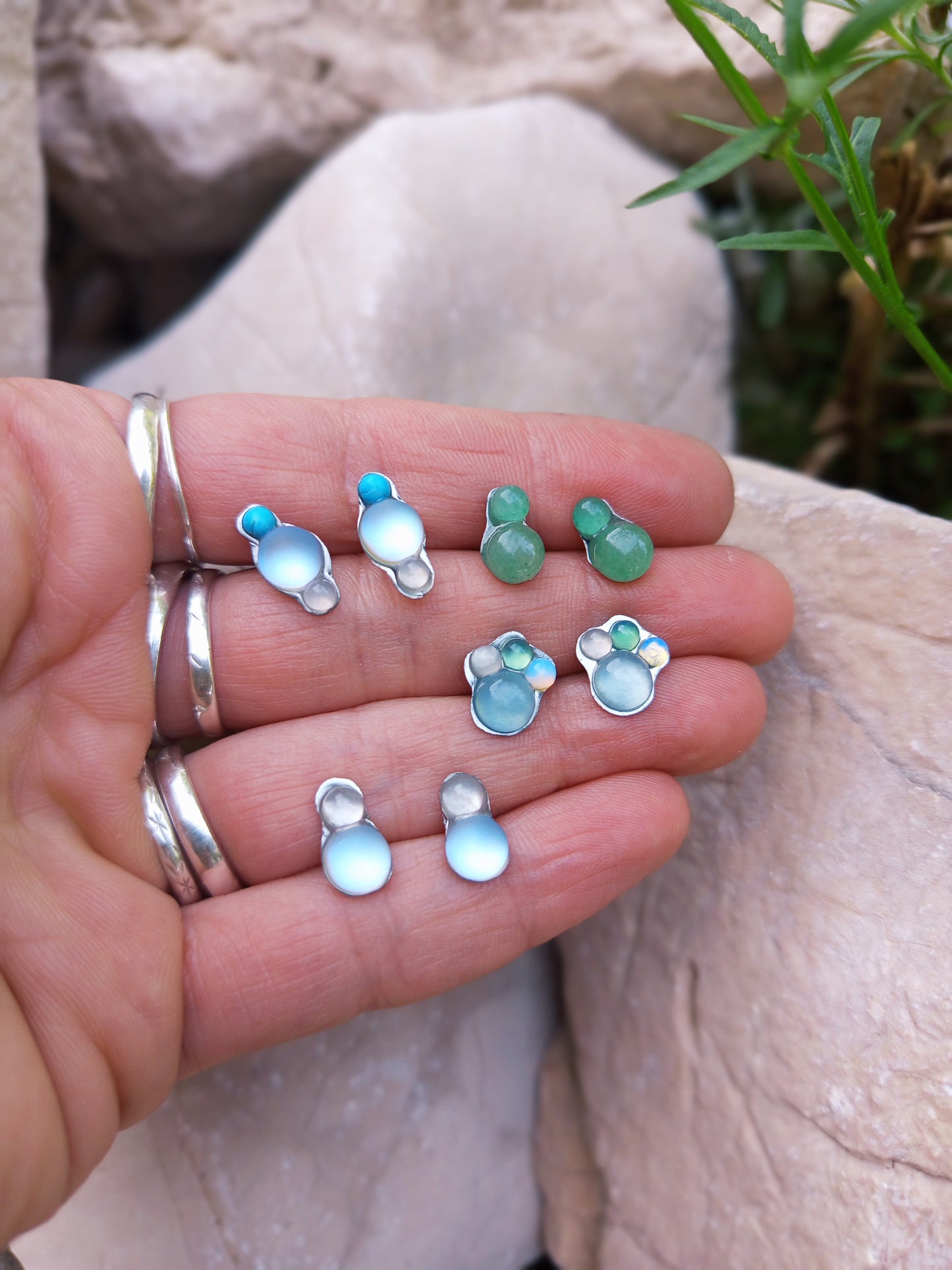 Ocean Bubble Studs