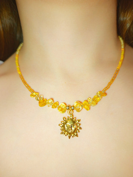 Golden Glow Necklace
