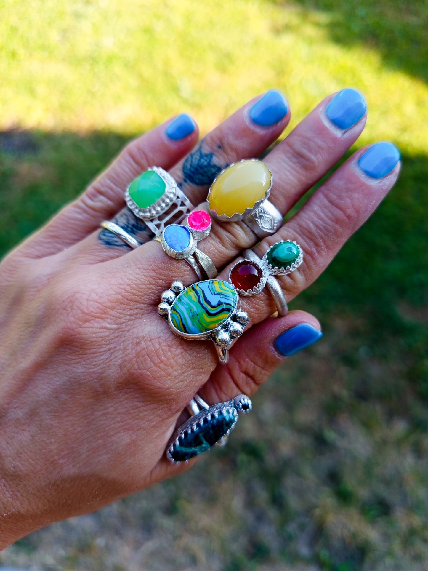 Gem Carnival Rings