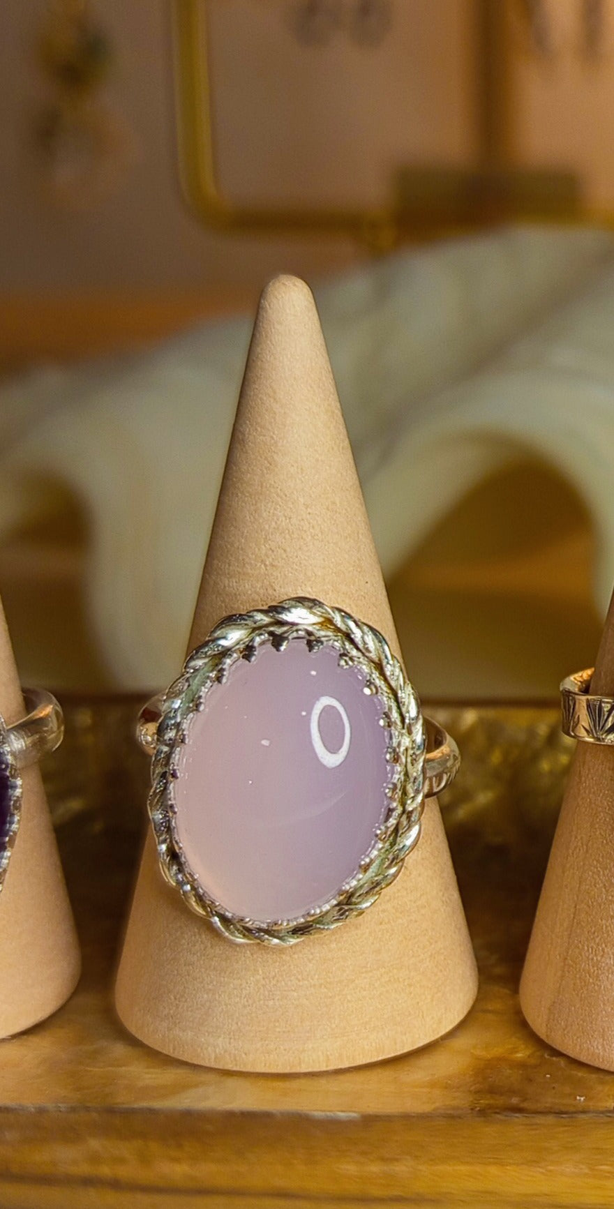 Gemstone Aura Rings