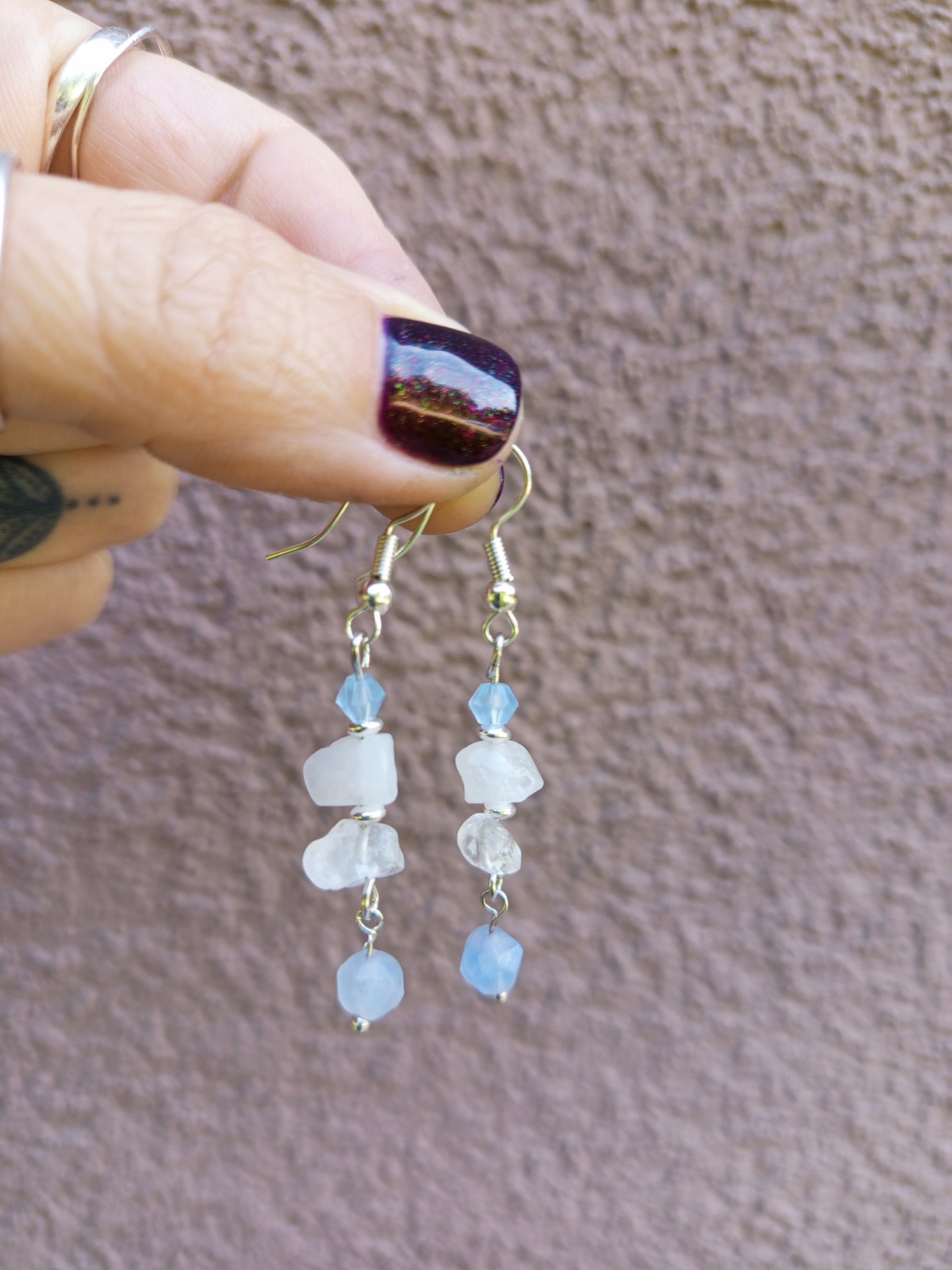 Moonstone Drop Earrings