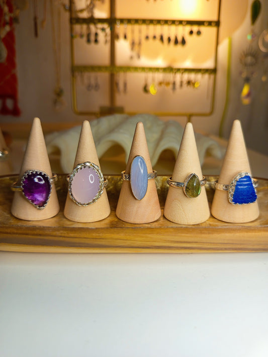 Gemstone Aura Rings