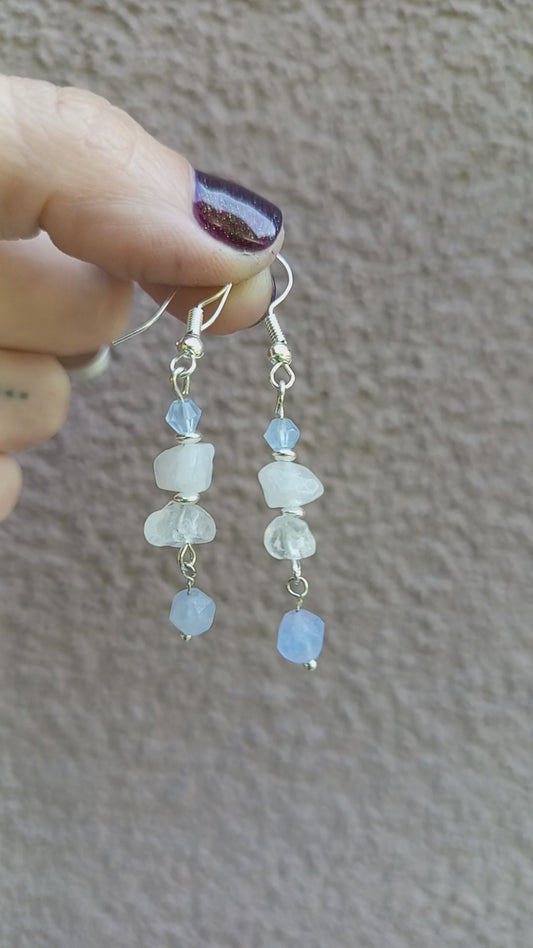 Moonstone Drop Earrings