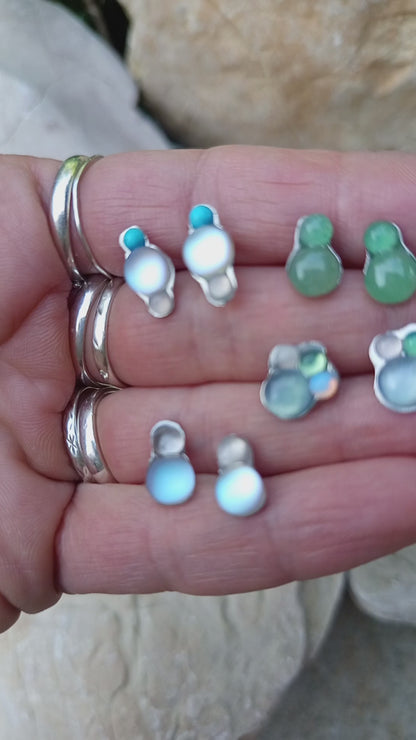 Ocean Bubble Studs