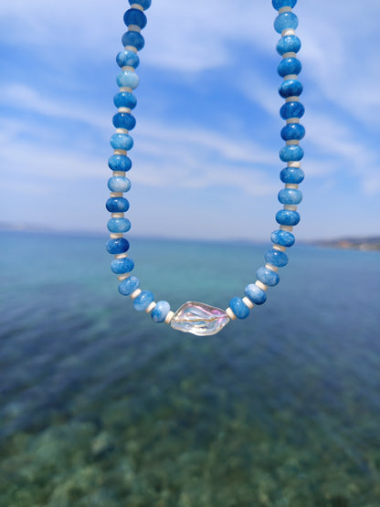 Blue Aegean Drift Necklace